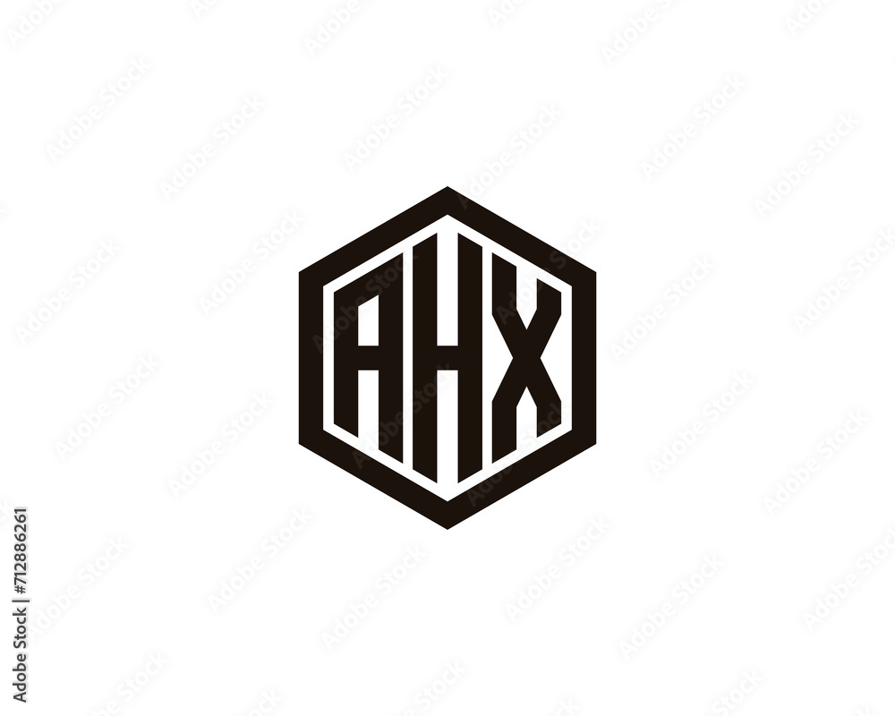 AHX logo design vector template AHX logo design vector template