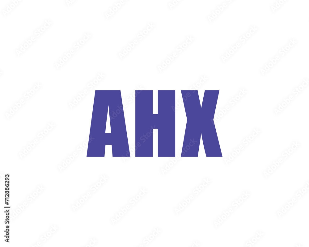 AHX logo design vector template AHX logo design vector template