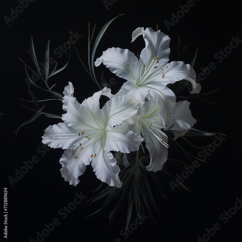 Anthericum Flower Realistic AI Generated pictures