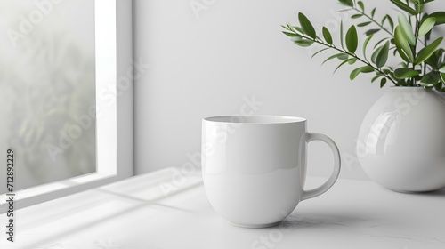 white mug cup mockup