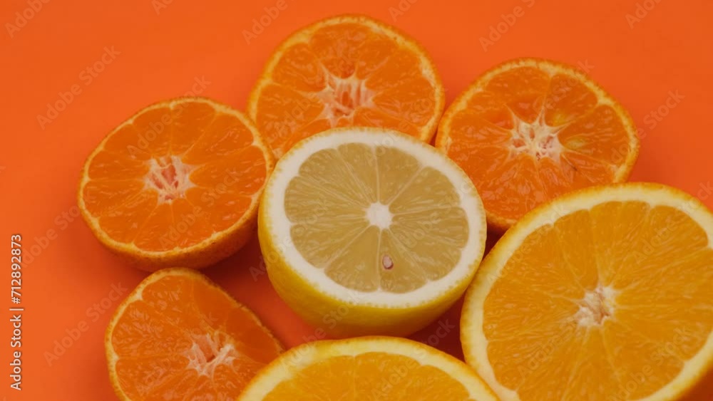 orange lemon mandarin rotate orange lemon mandarin rotate