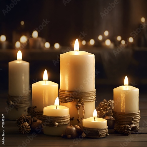 candle, flame, candles, fire, light, christmas, candlelight, wax, dark, burning, night, celebration, decoration, 