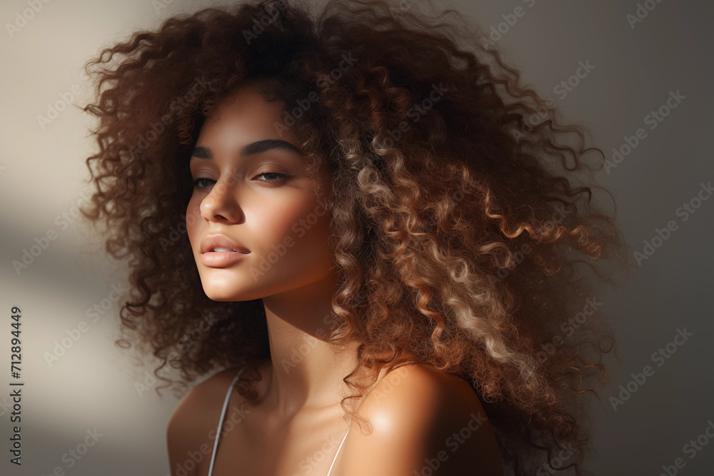 Illustration of a fashion portrait, AI Generated. Illustration of a fashion portrait, AI Generated.