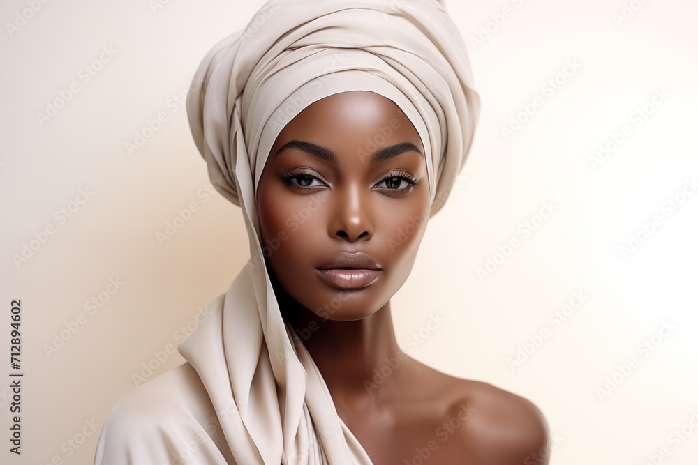 Illustration of a fashion portrait, AI Generated. Illustration of a fashion portrait, AI Generated.