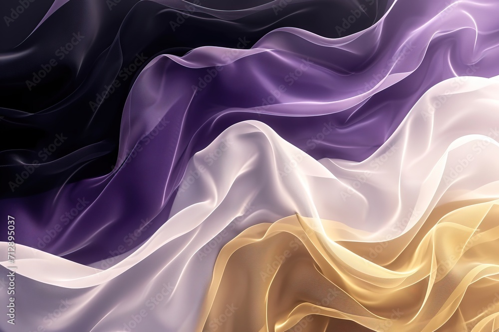 Fototapeta premium Abstract luxury minimalist gradient wallpaper pattern texture in pantone gold and violet.
