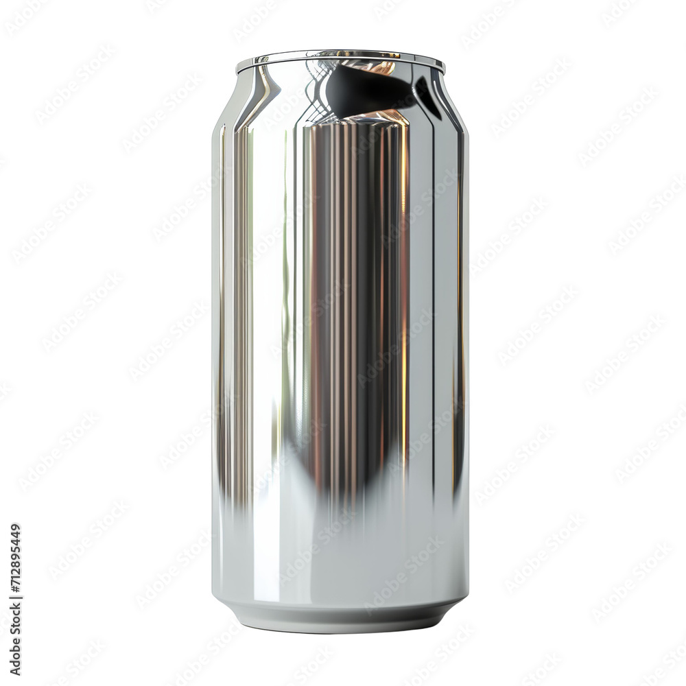 Aluminum Can Mockup Isolated on Transparent or White Background, PNG Aluminum Can Mockup Isolated on Transparent or White Background, PNG