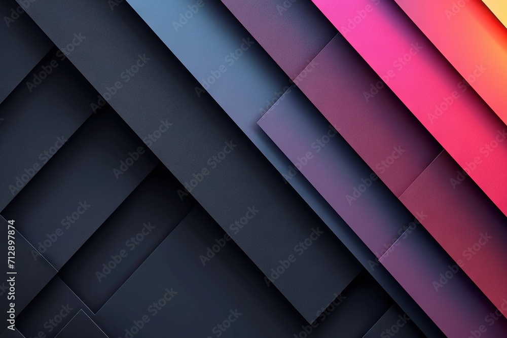 Fototapeta premium Abstract luxury minimalist gradient wallpaper pattern texture in pantone black.