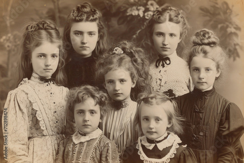 Victorian Family Radiance - Intimate Close-Ups of 19th Century Familial Bliss