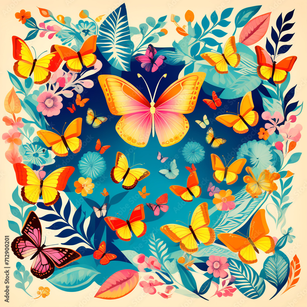 background with butterflies background with butterflies