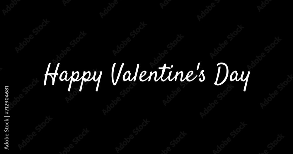 Happy valentines day handwritten animated text in white color with transparent background. Suitable for celebrations or greeting cards. Romantic valentine's day animation. High-quality 4K footage. Happy valentines day handwritten animated text in white color with transparent background. Suitable for celebrations or greeting cards. Romantic valentine's day animation. High-quality 4K footage.