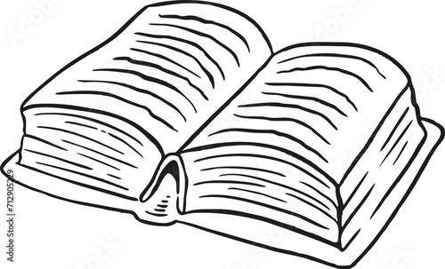 Book Hand Drawn Illustration