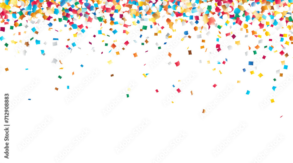 Confetti isolated on transparent background. PNG Confetti isolated on transparent background. PNG
