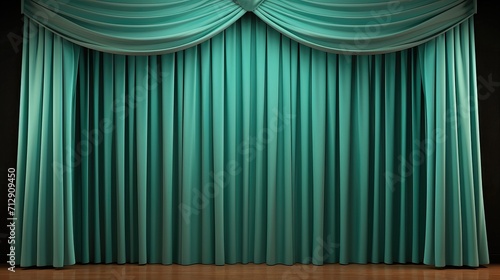 Wallpaper Mural Beautiful mint stage curtains Torontodigital.ca
