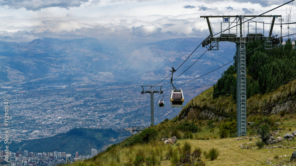 Quito’s Cable Car The TelefériQo takes visitors up the foothills of Pichincha Volcano for panoramic views of Quito.