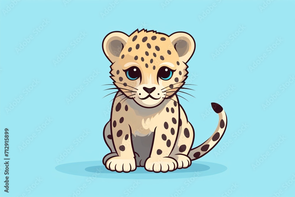 Leopard graphic illustration Leopard graphic illustration