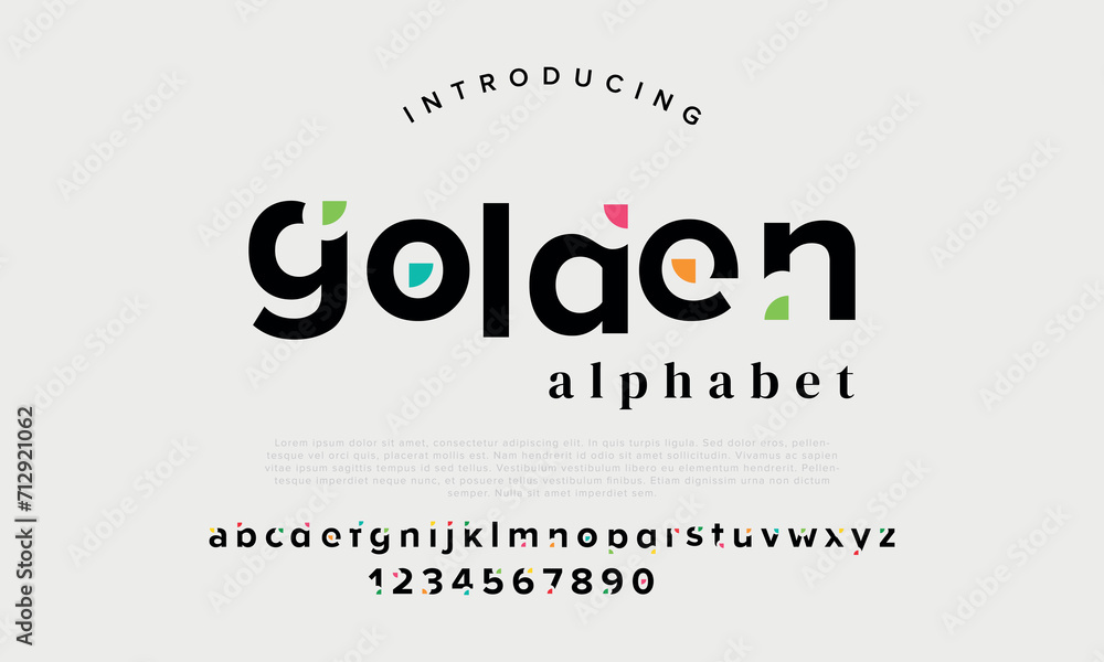 Golden crypto colorful stylish small alphabet letter logo design. - obrazy, fototapety, plakaty 