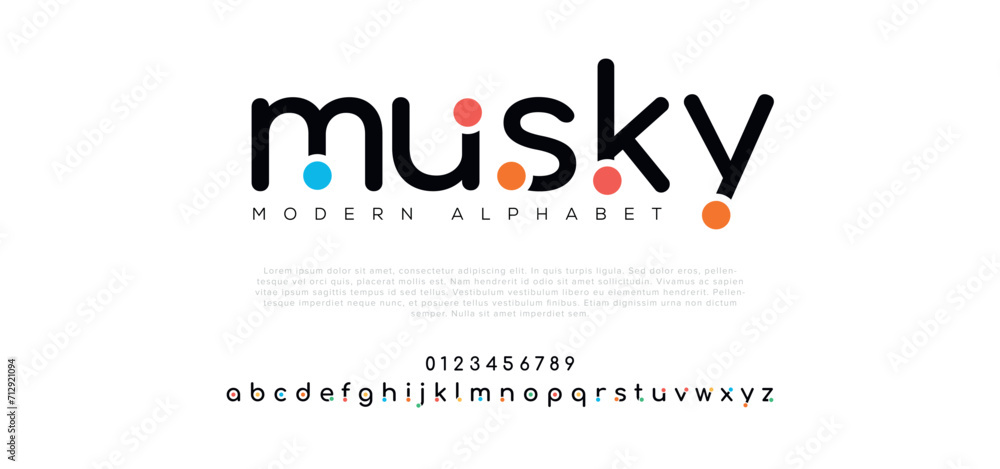 Musky crypto colorful stylish small alphabet letter logo design. - obrazy, fototapety, plakaty 