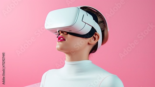 Virtual reality distraction during procedures solid color background