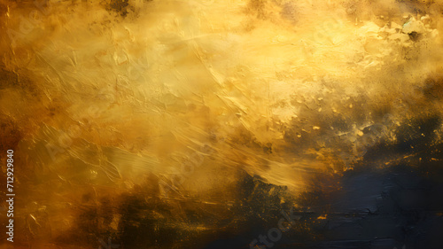 gold texture on artwork dark background with space for design
