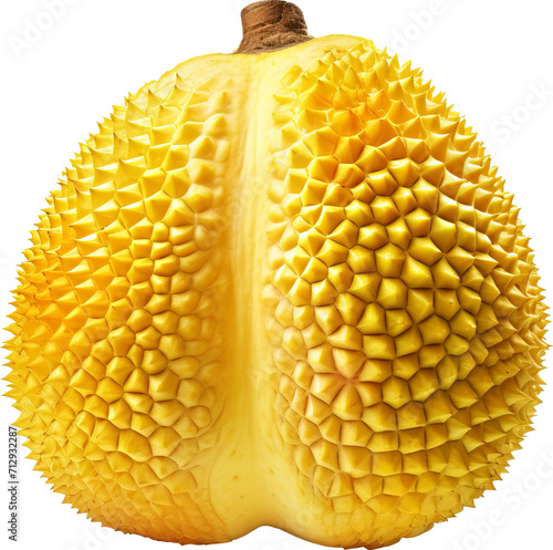 Durian isolated on transparent background. PNG photo
