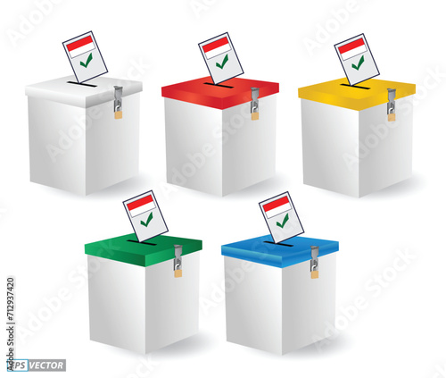 Indonesia Election Day concept. 