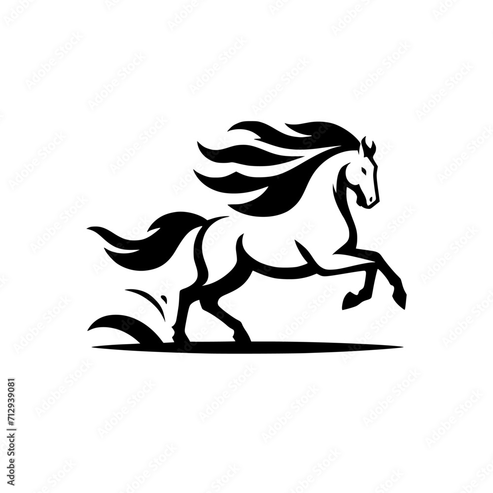 High Quality Vector Logo of a Majestic Rearing White Horse. Versatile Symbol of Strength and Elegance for Logos, Branding, and Marketing. Isolated on White Background for Seamless Integration. High Quality Vector Logo of a Majestic Rearing White Horse. Versatile Symbol of Strength and Elegance for Logos, Branding, and Marketing. Isolated on White Background for Seamless Integration.