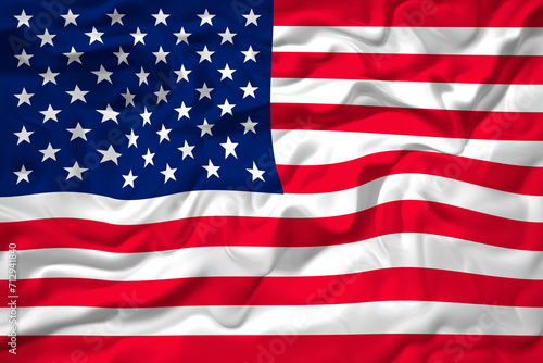 National flag of United States of America. USA. Background with flag of United States of America. USA.