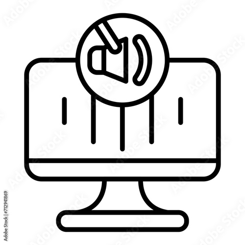   Noise Reduction line icon