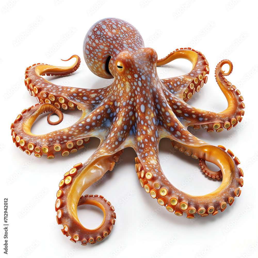 octopus isolated on white background octopus isolated on white background