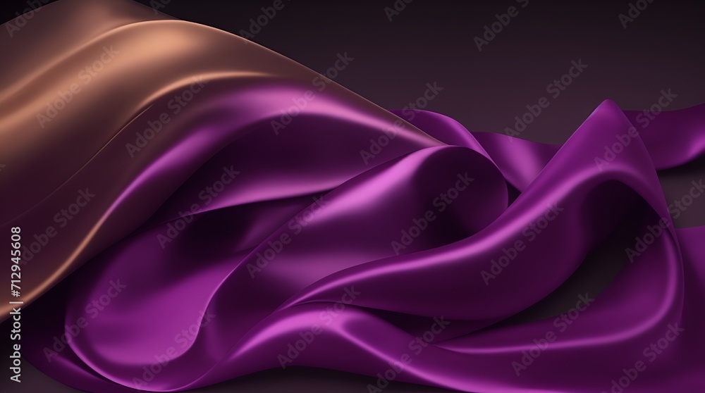 Behold the resplendent allure of a satin fabric adorned in majestic hues of purple and gold. This luxurious silk wallpaper boasts subtle wrinkles, adding a touch of refinement. Behold the resplendent allure of a satin fabric adorned in majestic hues of purple and gold. This luxurious silk wallpaper boasts subtle wrinkles, adding a touch of refinement.