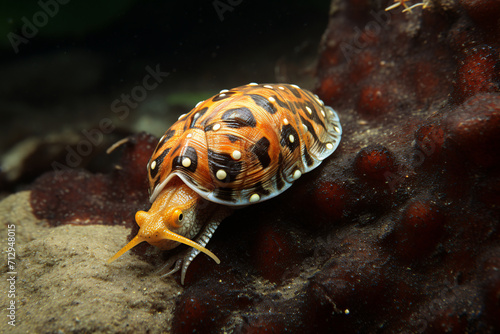 underwater world macro - cone snail