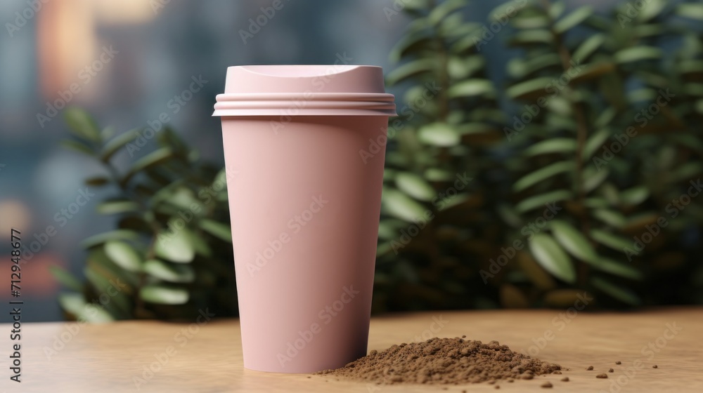 Fototapeta premium Coffee cup packaging design