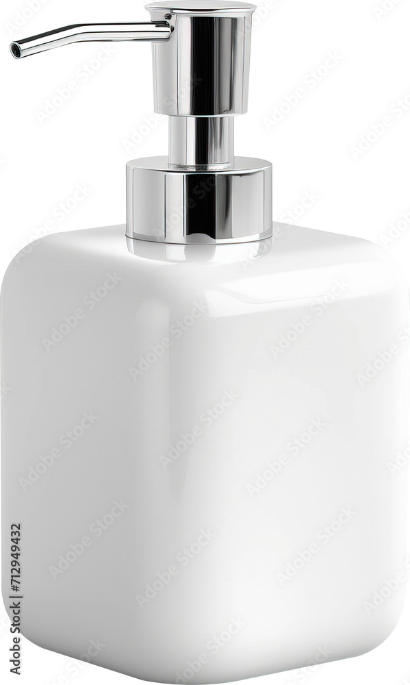 Obraz premium Soap dispenser isolated on transparent background. PNG