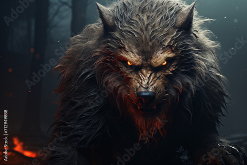 werewolves with fanged teeth © wendi