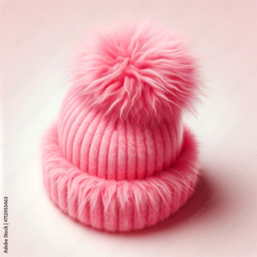 custom made wallpaper toronto digitalFluffy Pink Beanie