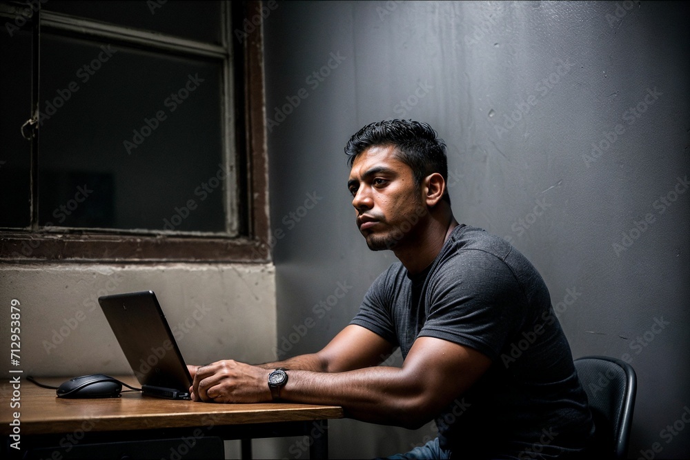 a depressed person suffering from depression due to poverty, loneliness, broken dreams and work a depressed person suffering from depression due to poverty, loneliness, broken dreams and work