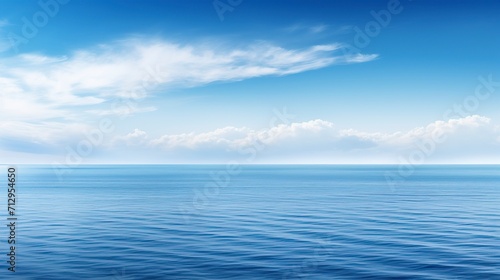 A breathtaking panoramic view of the expansive ocean, stretching as far as the eye can see.