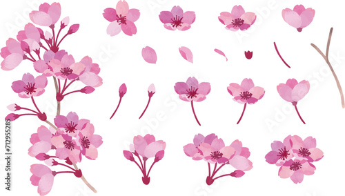 桜のパーツセット