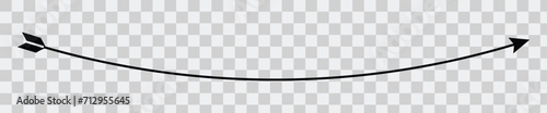 Long arrow vector icon. Black horizontal double arrow. Vector design. 22.11. photo