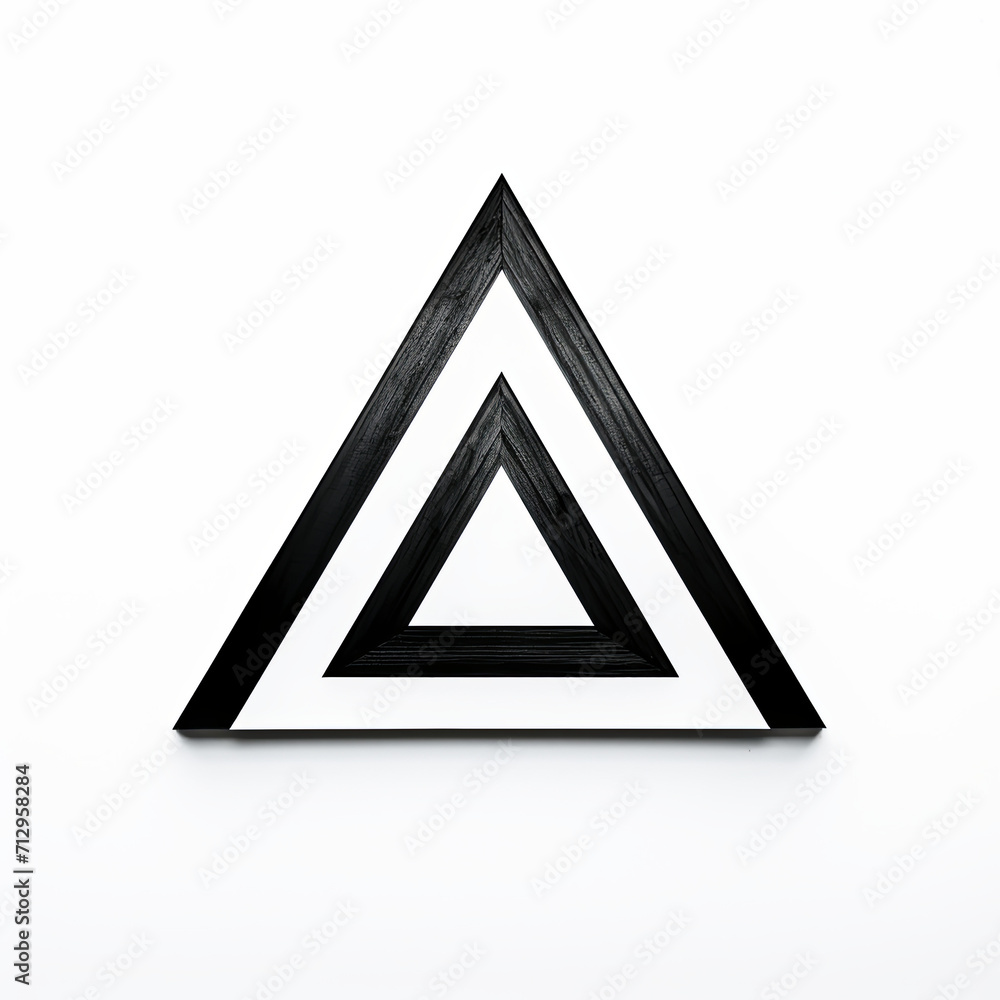triangle in triangle black triangle in triangle black