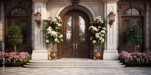 Exquisite entrance for elegant homes. © Sona
