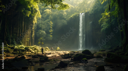 Haew Suwat Waterfall at Khao Yai National Park