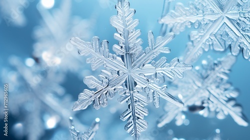 Ice Sculpture Snowflakes Texture