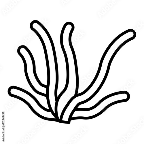   Spirulina line icon