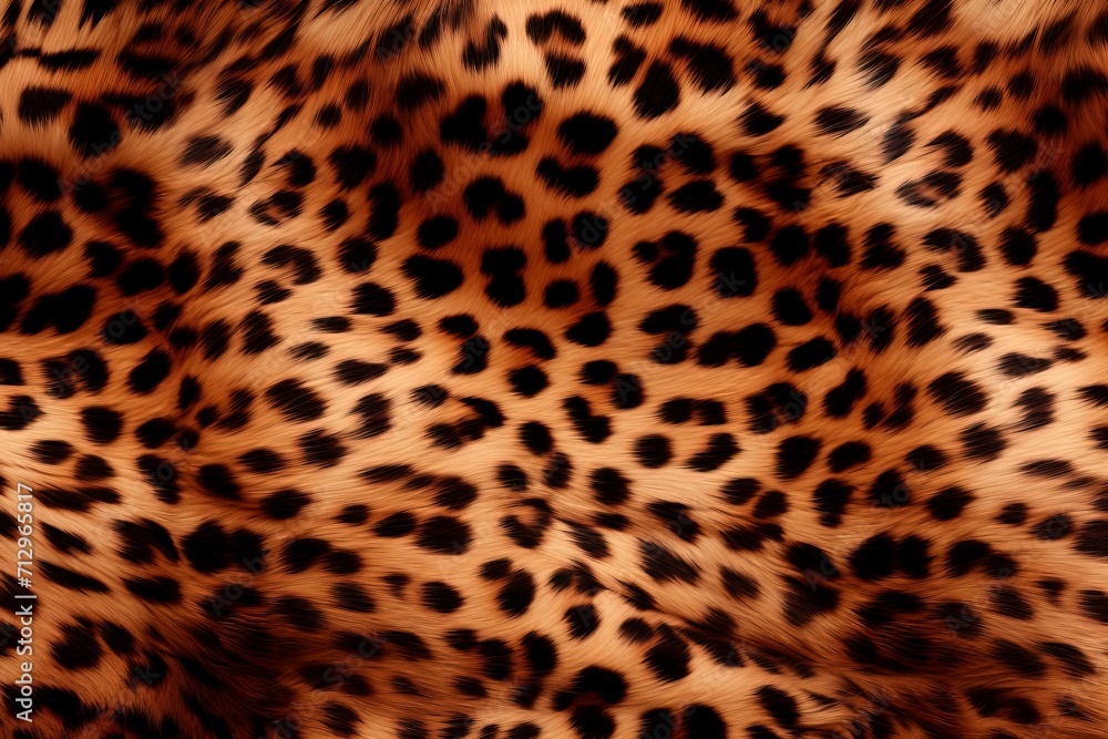 Leopard Fur seamless background, hyper realistic. Leopard Fur seamless background, hyper realistic.
