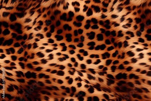 Leopard Fur seamless background  hyper realistic.