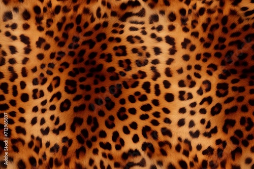 Leopard Fur seamless background  hyper realistic.