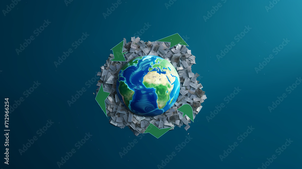 Fototapeta premium Environmental protection background, world environment day background, protect the environment
