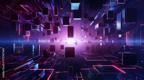 abstract twitch offline background design