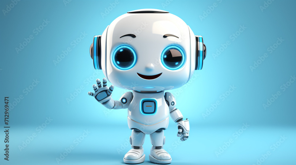 Cute and little robot